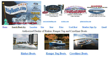 Tablet Screenshot of bigboats.com